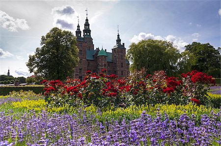 denmark park - King's Garden at Rosenborg Castle, Copenhagen, Denmark Stock Photo - Rights-Managed, Code: 700-07487378