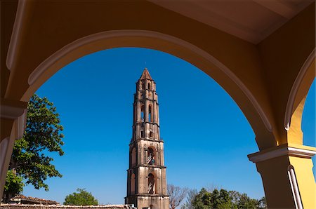 Torre de Manacas-Iznaga, Valle de los Ingenios, Trinidad de Cuba, Cuba Photographie de stock - Rights-Managed, Code: 700-07487542