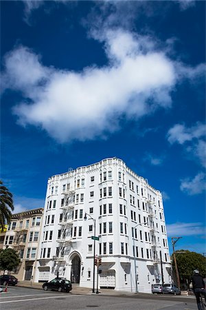 san francisco peninsula - Architecture in Duboce Triangle, San Francisco, California, USA Photographie de stock - Rights-Managed, Code: 700-07735932