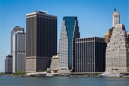 pendlerboot - Manhattan Skyline, New York City, New York, USA Stockbilder - Lizenzpflichtiges, Bildnummer: 700-07745113
