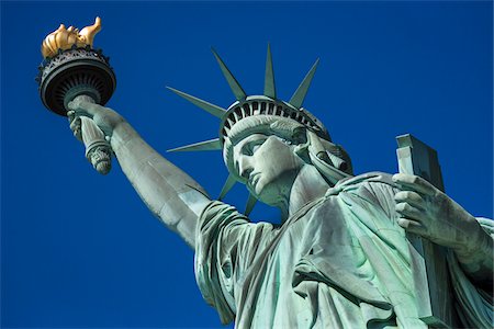 Statue of Liberty, New York City, New York, USA Foto de stock - Con derechos protegidos, Código: 700-07745130