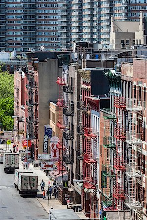 quartier d'immigrés - Street Scene, Chinatown, New York City, New York, USA Photographie de stock - Rights-Managed, Code: 700-07745149