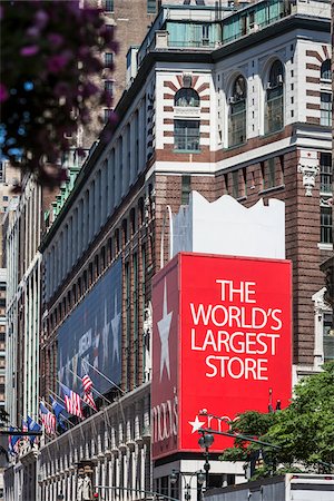 department stores in usa - Macy's, New York City, New York, USA Stock Photo - Rights-Managed, Code: 700-07745143