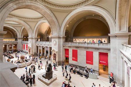 person inside of art gallery - Metropolitan Museum of Art, New York City, New York, USA Stock Photo - Rights-Managed, Code: 700-07743465