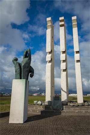 Seamen's Monument at Hofn, Iceland Photographie de stock - Rights-Managed, Code: 700-07760047