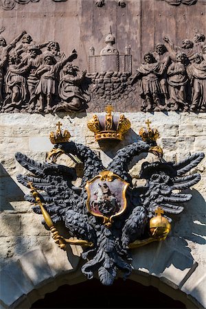 Close-up of St. Peter's Gate, Peter and Paul Fortress, St. Petersburg, Russia Stock Photo - Rights-Managed, Code: 700-07760167