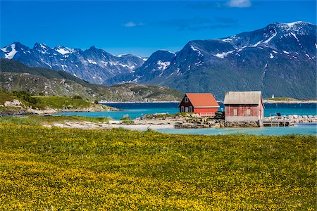 Sommaroy, Kvaloya Island, Tromso, Norway Stock Photo - Rights-Managed, Code: 700-07784079