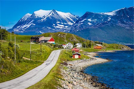 simsearch:700-07784068,k - Bakkejord, Kvaloya Island, Tromso, Norway Foto de stock - Con derechos protegidos, Código: 700-07784082