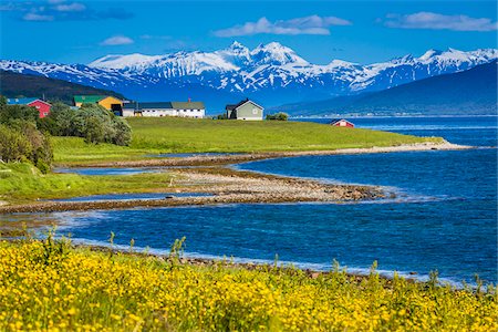 Bakkejord, Kvaloya Island, Tromso, Norway Foto de stock - Con derechos protegidos, Código: 700-07784083