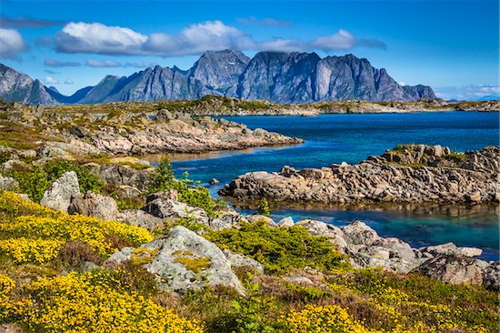 Rolvsfjord, Vestvagoy, Lofoten Archipelago, Norway Stock Photo - Premium Rights-Managed, Artist: R. Ian Lloyd, Image code: 700-07784257