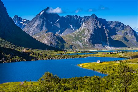 Vareid, Flakstadoya, Lofoten Archipelago, Norway Photographie de stock - Rights-Managed, Code: 700-07784277