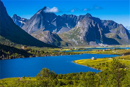 Vareid, Flakstadoya, Lofoten Archipelago, Norway Foto de stock - Con derechos protegidos, Código: 700-07784277