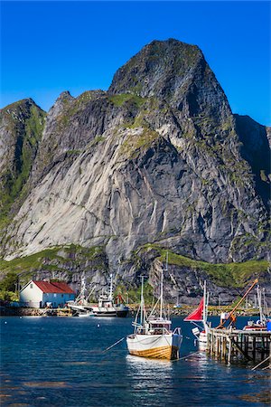Reine, Moskenesoya, Lofoten Archipelago, Norway Foto de stock - Con derechos protegidos, Código: 700-07784328