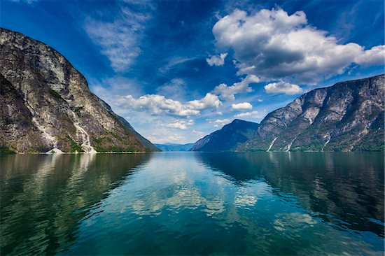 Naeroyfjord, Sognefjord, Aurland, Sogn og Fjordane, Norway Stock Photo - Premium Rights-Managed, Artist: R. Ian Lloyd, Image code: 700-07784628