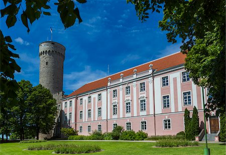 simsearch:700-08232193,k - Pikk Hermann (or Tall Hermann) tower beside the Estonian Parliament Building (Riigikogu) Tallinn, Estonia Foto de stock - Con derechos protegidos, Código: 700-07783699