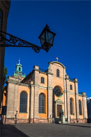 simsearch:614-08865560,k - Stockholm Cathedral (Church of St Nicholas, Storkyrkan (The Great Church) in Gamla Stan (Old Town), Stockholm, Sweden Foto de stock - Con derechos protegidos, Código: 700-07783777