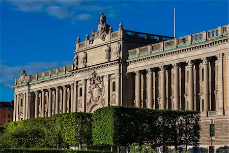 riksdag - The Riksdag (Parliament House), Helgeandsholmen Island, Stockholm, Sweden Foto de stock - Direito Controlado, Número: 700-07783786