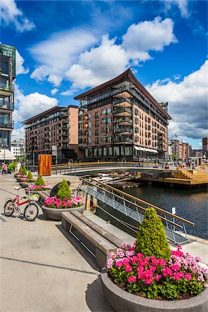 Waterfront, Tjuvholmen, Frogner, Oslo, Norway Stock Photo - Rights-Managed, Code: 700-07783913