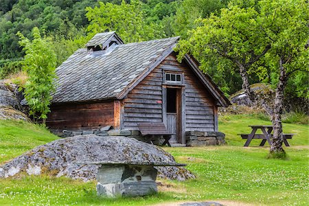 Hardanger Folk Museum, Utne, Hordaland, Norway Stock Photo - Rights-Managed, Code: 700-07797750