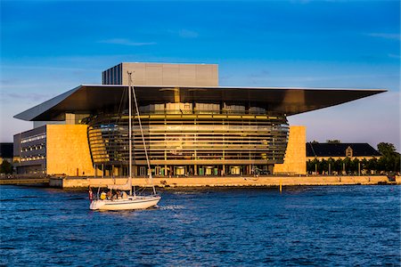 region hovedstaden - Copenhagen Opera House, Copenhagen, Denmark Foto de stock - Con derechos protegidos, Código: 700-07797775