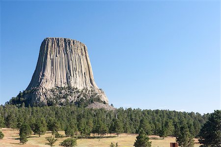 simsearch:600-08945835,k - Devils Tower, Bear Lodge Mountains, Crook County, Wyoming, USA Stockbilder - Lizenzpflichtiges, Bildnummer: 700-07802605