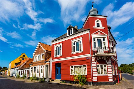 Building exteriors, Aeroskobing, Aero, Denmark Stock Photo - Rights-Managed, Code: 700-07802642