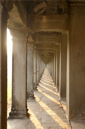 Pilars in Angkor Wat Temple complex UNESCO World Heritage Site, Angkor, Siem Reap,Cambodia, Indochina, Southeast Asia, Asia Stock Photo - Rights-Managed, Code: 700-07803179