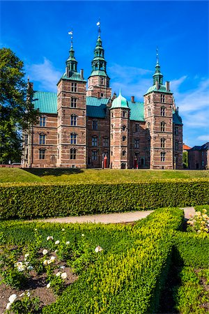 Rosenborg Castle in Rosenborg Castle Gardens (The King's Garden), Copenhagen, Denmark Stock Photo - Rights-Managed, Code: 700-07849659