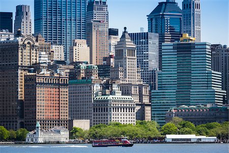 The Manhattan Skyline, New York City, New York, USA Photographie de stock - Rights-Managed, Code: 700-07849714