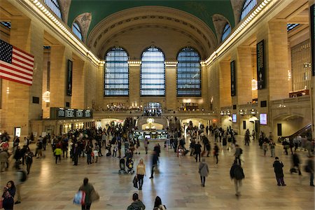 Interior of Grand Central Terminal, New York City, New York, USA Foto de stock - Con derechos protegidos, Código: 700-07840768