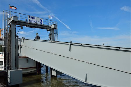 Car Ramp on Ferry, Norddeich, East Frisia, North Sea, Lower Saxony, Germany Stockbilder - Lizenzpflichtiges, Bildnummer: 700-07945024