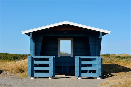 east frisia - Protection Hut on Cycleway, Norderney, East Frisia Island, North Sea, Lower Saxony, Germany Stock Photo - Rights-Managed, Code: 700-07945025