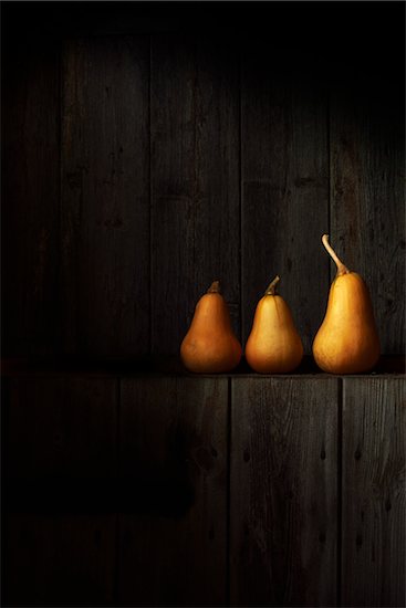 Butternut Squash Ripening on Shelf in Barn in Autumn Stock Photo - Premium Rights-Managed, Artist: JW, Image code: 700-07965822