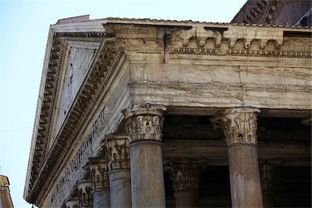 pantheon rome exterior - Pantheon, Rome, Lazio, Italy Stock Photo - Rights-Managed, Code: 700-08102829