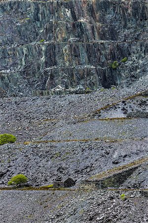 Slate quarry, Llanberis, Gwynedd, Wales, United Kingdom Foto de stock - Con derechos protegidos, Código: 700-08122098
