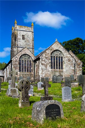 St David's Church, Davidstow, Cornwall, England, United Kingdom Foto de stock - Con derechos protegidos, Código: 700-08122234