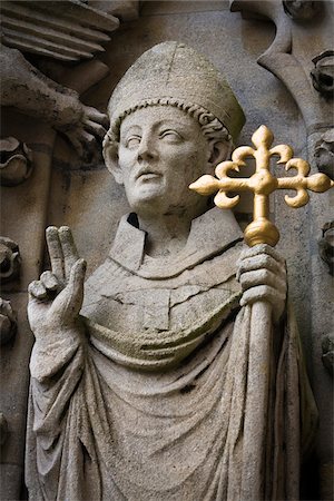 Thomas Cranmer statue, the University Church of St Mary the Virgin, Oxford University, Oxford, Oxfordshire, England, United Kingdom Foto de stock - Con derechos protegidos, Código: 700-08145866
