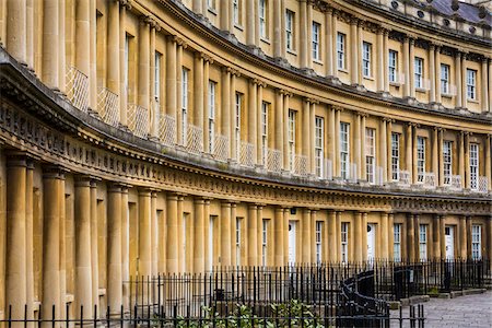 somerset - The Grove, Royal Crescent, Bath, Somerset, England, United Kingdom Foto de stock - Con derechos protegidos, Código: 700-08145882