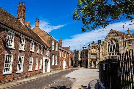 Buildings and street scene, King's Lynn, Norfolk, England, United Kingdom Stock Photo - Rights-Managed, Code: 700-08145892
