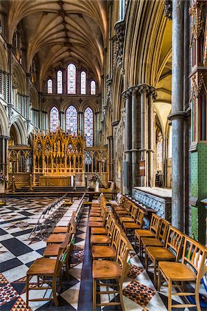 patterned tiles - Interior of Ely Cathedral, Ely, Cambridgeshire, England, United Kingdom Stock Photo - Rights-Managed, Code: 700-08145901