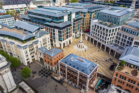 saint paul's cathedral - View from St Paul's Cathedral, London, England, United Kingdom Foto de stock - Con derechos protegidos, Código: 700-08145952