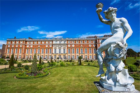 palace - Hampton Court Palace, London, England, United Kingdom Foto de stock - Con derechos protegidos, Código: 700-08145966