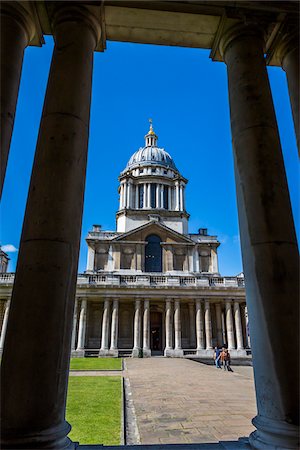 royal naval college - Old Royal Naval College, Greenwich, London, England, United Kingdom Foto de stock - Con derechos protegidos, Código: 700-08145969