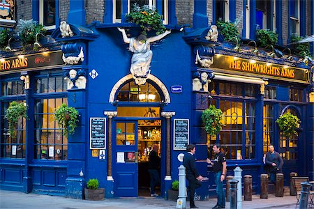 exterior of restaurant and bar in europe - The Shipwrights Arms on Tooley Street, London, England, United Kingdom Stock Photo - Rights-Managed, Code: 700-08145987