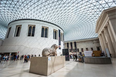 Queen Elizabeth II Great Court, British Museum, Bloomsbury, London, England, United Kingdom Stock Photo - Rights-Managed, Code: 700-08146015