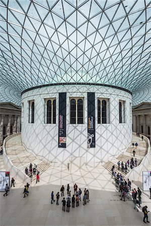 Queen Elizabeth II Great Court, British Museum, Bloomsbury, London, England, United Kingdom Stock Photo - Rights-Managed, Code: 700-08146013