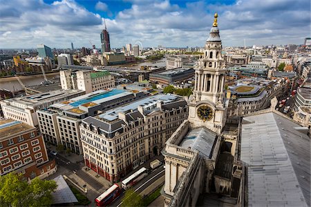 simsearch:841-08059598,k - Clock Tower from St Paul's Cathedral, London, England, United Kingdom Photographie de stock - Rights-Managed, Code: 700-08146126