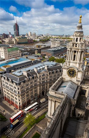 simsearch:841-08059598,k - Clock Tower from St Paul's Cathedral, London, England, United Kingdom Photographie de stock - Rights-Managed, Code: 700-08146127