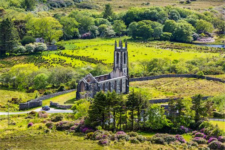 Old Church, Gweedore, County Donegal, Ireland Stockbilder - Lizenzpflichtiges, Bildnummer: 700-08146133