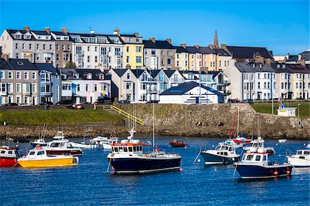 Boats in Harbour, Portrush, County Antrim, Northern Ireland, United Kingdom Stock Photo - Rights-Managed, Code: 700-08146150